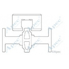 KIT532 APEC Комплектующие, тормозные колодки