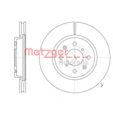 61481.10 METZGER Тормозной диск