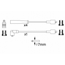 0 986 356 815 BOSCH Комплект проводов зажигания