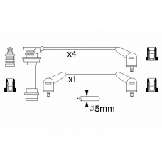 0 986 356 948 BOSCH Комплект проводов зажигания