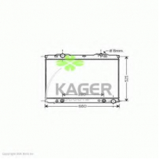31-3222 KAGER Радиатор, охлаждение двигателя