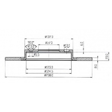 BDC3505 QUINTON HAZELL Тормозной диск