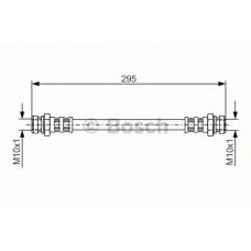 1 987 481 039 BOSCH Тормозной шланг