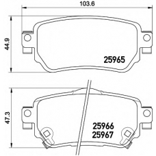 8DB 355 021-491 HELLA Комплект тормозных колодок, дисковый тормоз