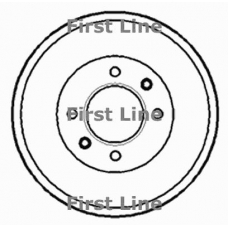 FBR733 FIRST LINE Тормозной барабан