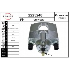 2225248 EAI Тормозной суппорт