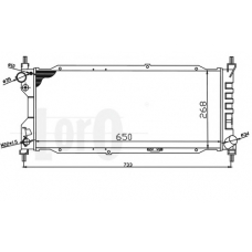 037-017-0010 LORO Радиатор, охлаждение двигателя