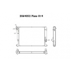 2064052 ORDONEZ Радиатор, охлаждение двигателя