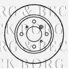 BBD4166 BORG & BECK Тормозной диск