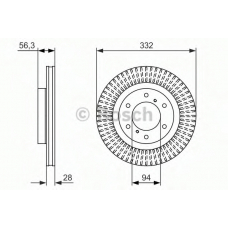 0 986 479 782 BOSCH Тормозной диск