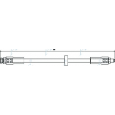 HOS3063 APEC Тормозной шланг