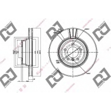 BD1625 DJ PARTS Тормозной диск