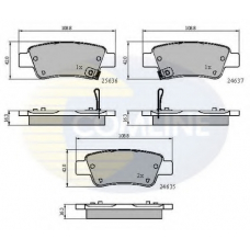 CBP31674 COMLINE Комплект тормозных колодок, дисковый тормоз