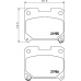 T3119 PAGID Комплект тормозных колодок, дисковый тормоз