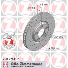 290.2261.52 ZIMMERMANN Тормозной диск