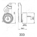 45-03-333 Ashika Устройство для натяжения ремня, ремень ГРМ