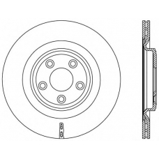 BDR2578.20 OPEN PARTS Тормозной диск