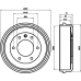 MBD223 MINTEX Тормозной барабан