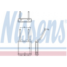 72653 NISSENS Теплообменник, отопление салона