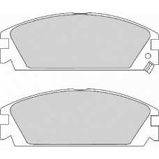 FD6290A NECTO Комплект тормозных колодок, дисковый тормоз