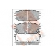 RB0983 R BRAKE Комплект тормозных колодок, дисковый тормоз
