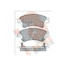 RB1513 R BRAKE Комплект тормозных колодок, дисковый тормоз