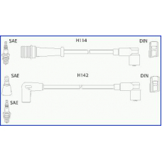 134463 Huco Ккомплект проводов зажигания