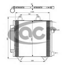 300671 ACR Конденсатор, кондиционер