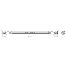 VBH734 MOTAQUIP Тормозной шланг