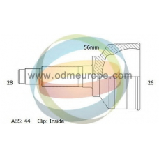 12-050496 ODM-MULTIPARTS Шарнирный комплект, приводной вал