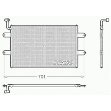 DCN27003 DENSO Конденсатор, кондиционер