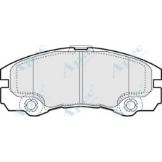 PAD1135 APEC Комплект тормозных колодок, дисковый тормоз