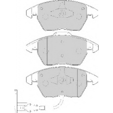 FD7111A NECTO Комплект тормозных колодок, дисковый тормоз