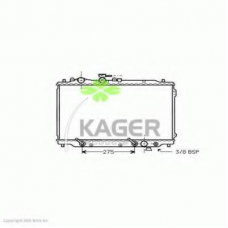 31-1537 KAGER Радиатор, охлаждение двигателя