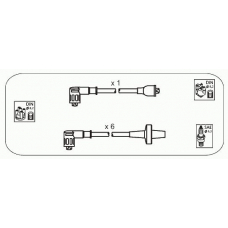 RB30 JANMOR Комплект проводов зажигания