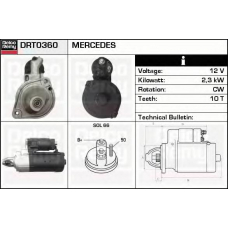 DRT0360 DELCO REMY Стартер