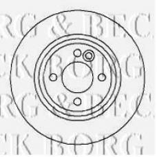 BBD4256 BORG & BECK Тормозной диск