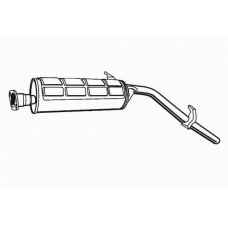 614834 FONOS Глушитель выхлопных газов конечный