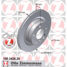 150.3426.20 ZIMMERMANN Тормозной диск