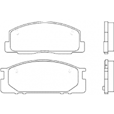 21369 155  0 5 T819 TEXTAR Колодки тормозные