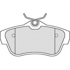 CBP01622 COMLINE Комплект тормозных колодок, дисковый тормоз