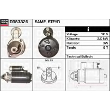 DRS3326 DELCO REMY Стартер