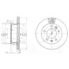 BG3236C DELPHI Тормозной диск