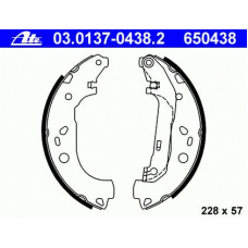 03.0137-0438.2 ATE Комплект тормозных колодок