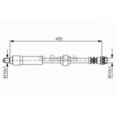 1 987 476 701 BOSCH Тормозной шланг