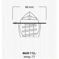 8620 11277 TRISCAN Термостат, охлаждающая жидкость