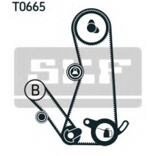 VKMA 95642 SKF Комплект ремня грм