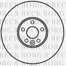 BBD5960S BORG & BECK Тормозной диск