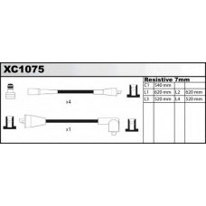 XC1075 QUINTON HAZELL Комплект проводов зажигания