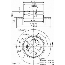 08.9787.10 BREMBO Тормозной диск